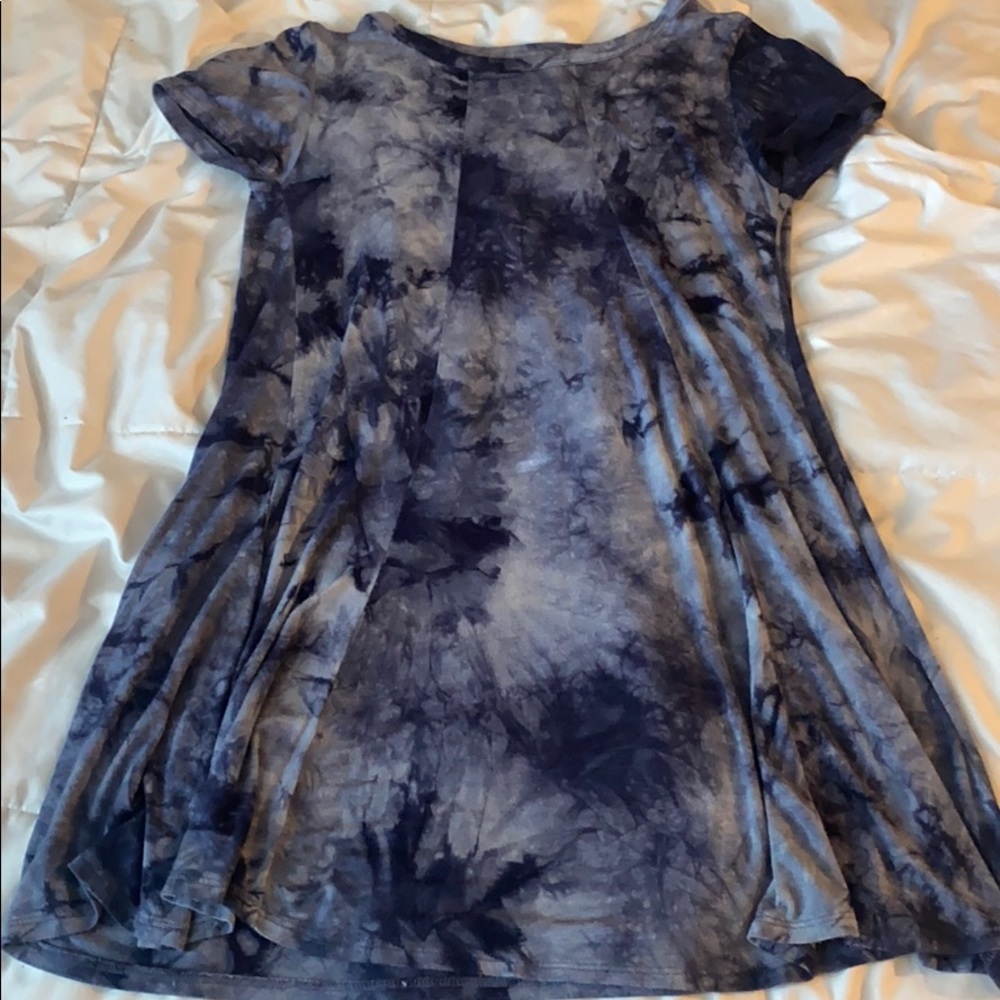Blue Tie dye T shirt dress from Francesca’s